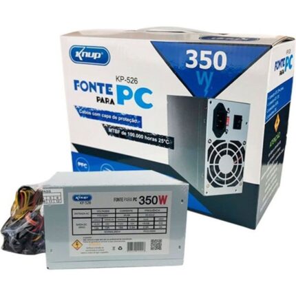 Fonte de alimentação 350W para PC - Knup KP-526
